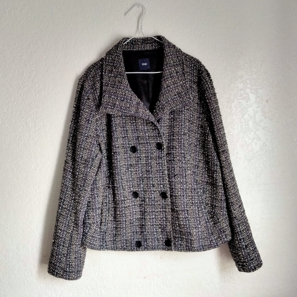 Gap Tweed/Wool Peacoat 2XL